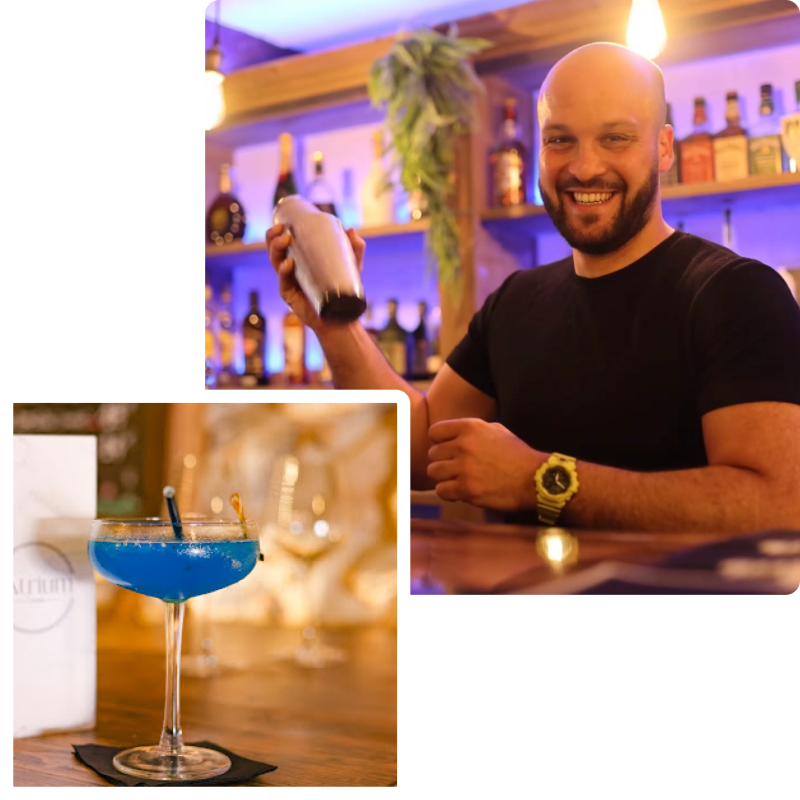 Le Bar - L'Atrium - Restaurant Cannes - les meilleurs restaurant de CANNES