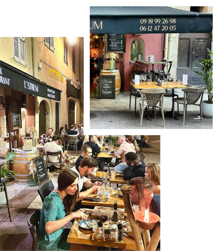 L'Atrium - Restaurant Cannes - restaurant a faire CANNES