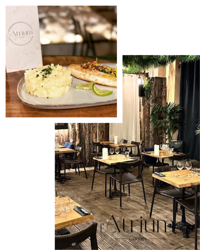 Le restaurant - L'Atrium - Cannes - bien manger CANNES